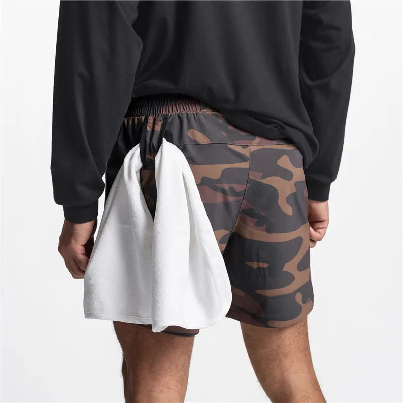 Bermuda Esportiva Fit - Com Suporte pra Camiseta/Toalha