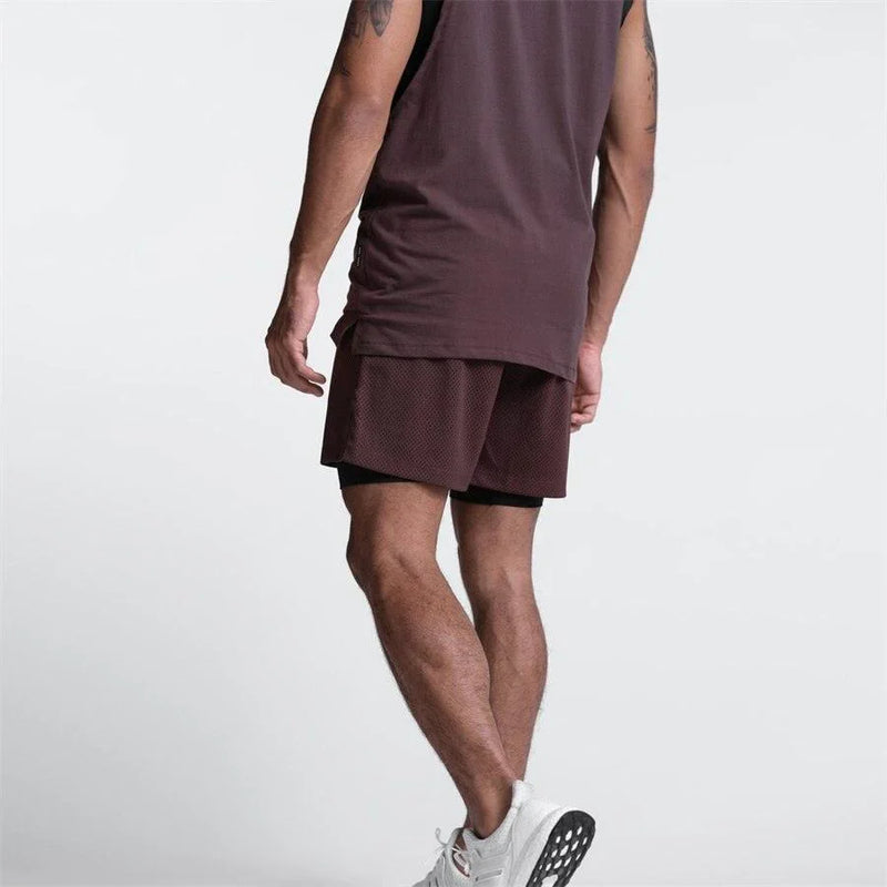 Bermuda Esportiva Dry-Fit Comfort - 2 em 1
