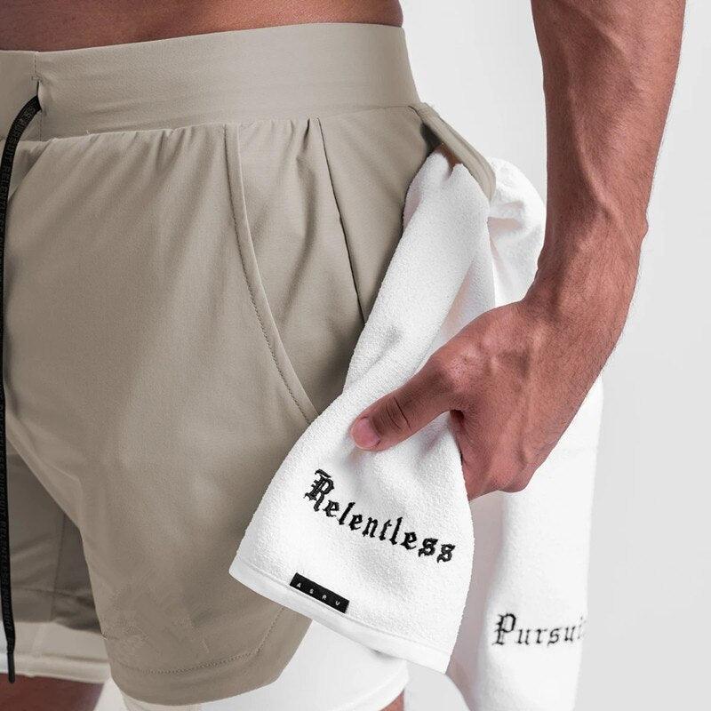 Bermuda Esportiva Dynamic Camada Dupla - Com Bolso Interno