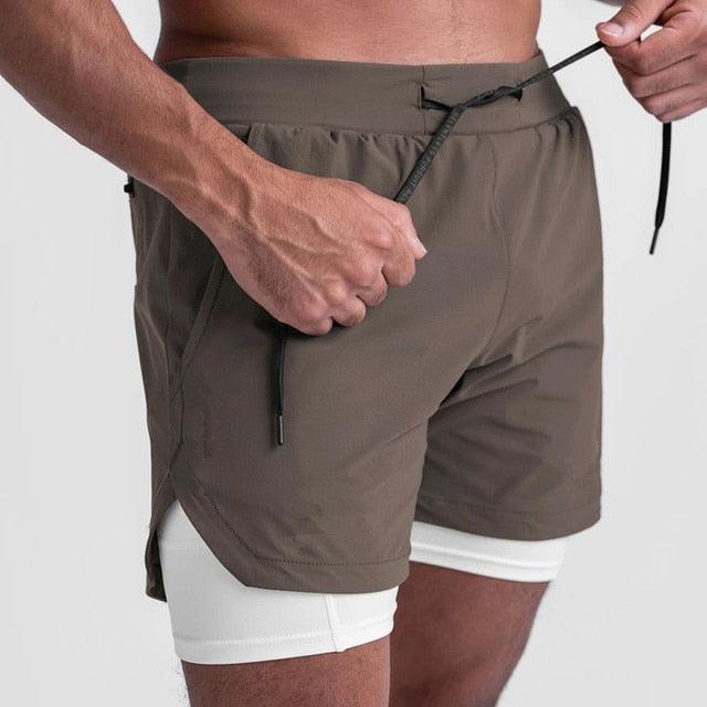 Bermuda Esportiva Dynamic Camada Dupla - Com Bolso Interno